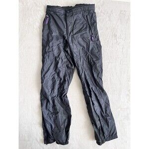 Vintage Patagonia Men's Size 32 Black Side Zips  Nylon Snow Ski Pants Nylon